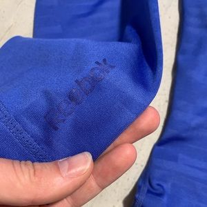Capri Royal Blue Low Rise Reebok Leggings